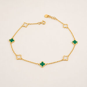 Bracelet Touches vertes Silina, référence 119