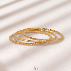 Bracelet Entrelacs dorés Silina, référence 121