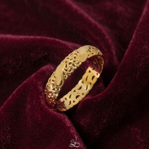 Bague Dentelle dorée Silina, référence 128