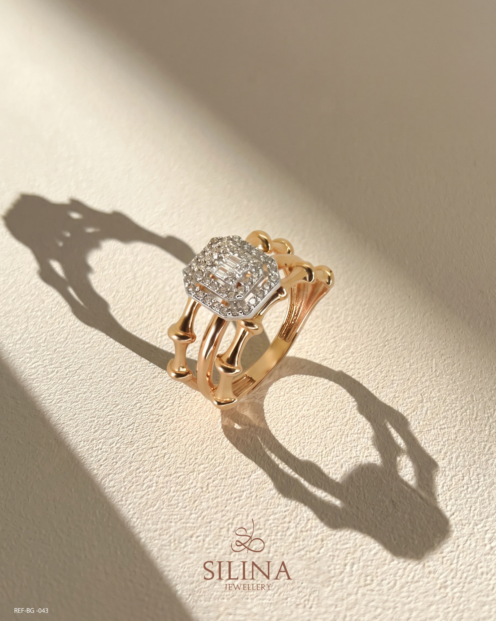 Bague Rayon de lumière Silina, référence 147