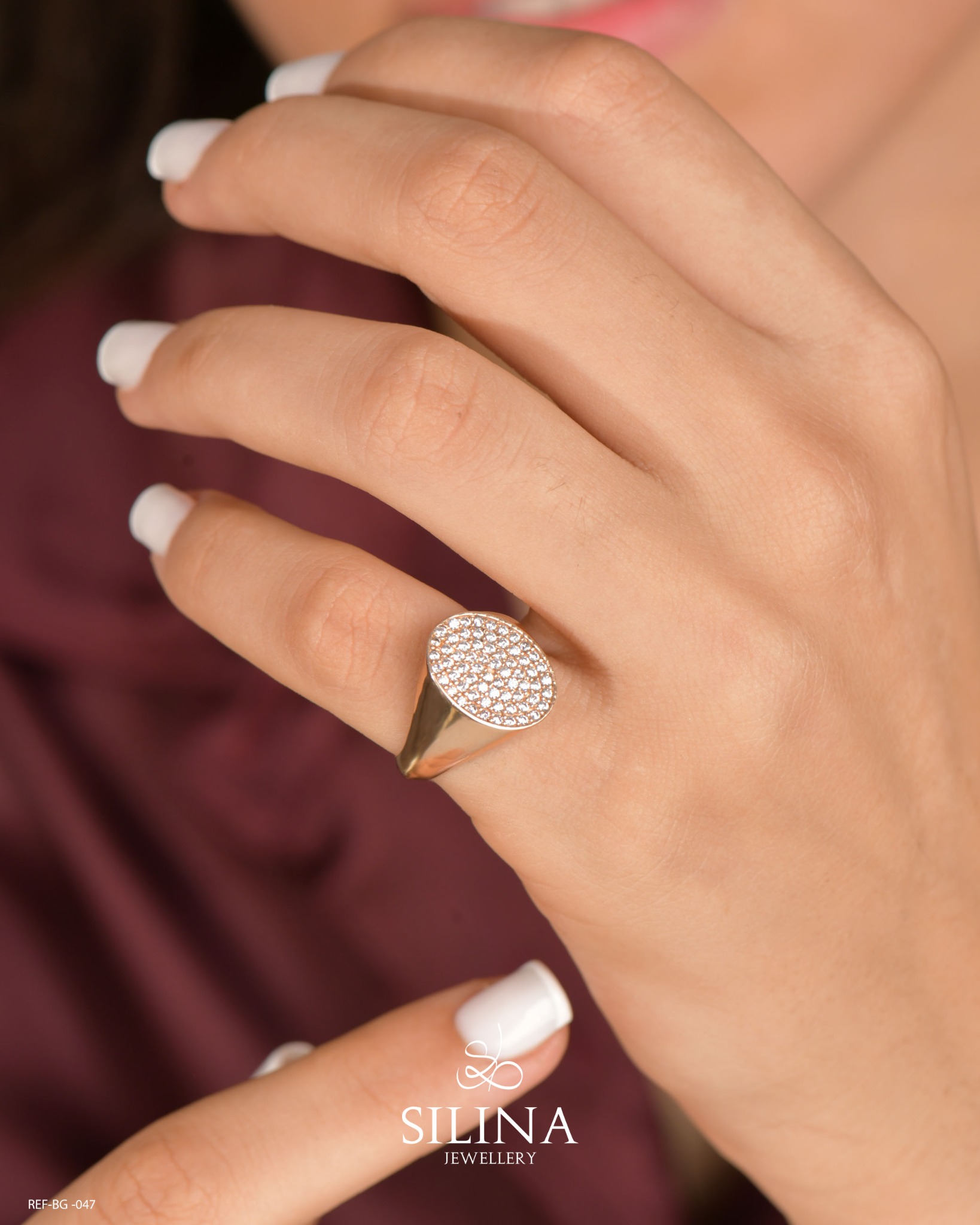 Bague Halo lumineux Silina, référence 159