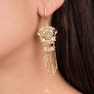 Boucles d’oreilles Cascade lumineuse Silina, référence 164